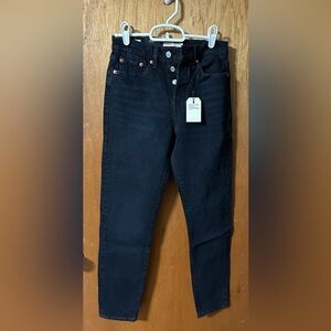 Levi’s Wedgie size 24 super dark wash